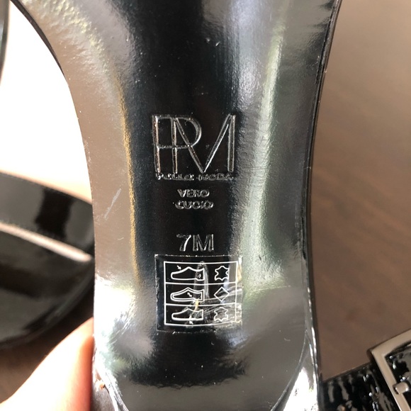 Pelle Moda Patent Leather Black Size 7 - Picture 6 of 6
